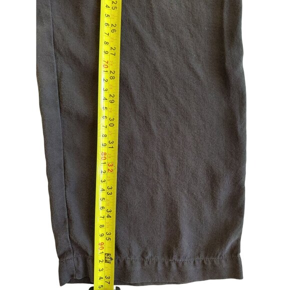 Eileen Fisher Black Silk Petite Pants Size PP - Picture 4 of 9